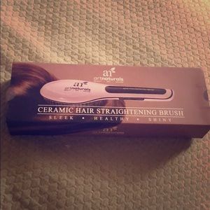 Brand new ceramic hair straightener brush